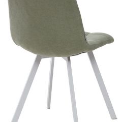 Стул CHILLI SQUARE UF860-11B мятный, ткань/ белый каркас М-City в Ялуторовске - yalutorovsk.mebel24.online | фото 2