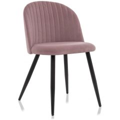 Стул на металлокаркасе Gabi 1 light purple / black в Ялуторовске - yalutorovsk.mebel24.online | фото