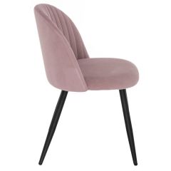 Стул на металлокаркасе Gabi 1 light purple / black в Ялуторовске - yalutorovsk.mebel24.online | фото 2