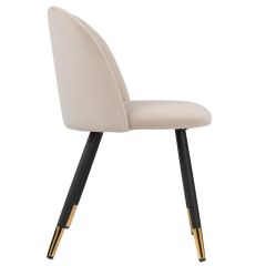 Стул на металлокаркасе Gabi beige / black / gold в Ялуторовске - yalutorovsk.mebel24.online | фото 4