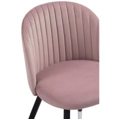 Стул на металлокаркасе Gabi light purple / black в Ялуторовске - yalutorovsk.mebel24.online | фото 5