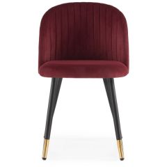 Стул на металлокаркасе Gabi wine red / black в Ялуторовске - yalutorovsk.mebel24.online | фото 2