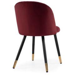 Стул на металлокаркасе Gabi wine red / black в Ялуторовске - yalutorovsk.mebel24.online | фото 4