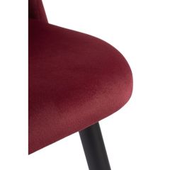 Стул на металлокаркасе Gabi wine red / black в Ялуторовске - yalutorovsk.mebel24.online | фото 6