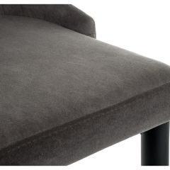 Стул на металлокаркасе Kora dark gray / black в Ялуторовске - yalutorovsk.mebel24.online | фото 8