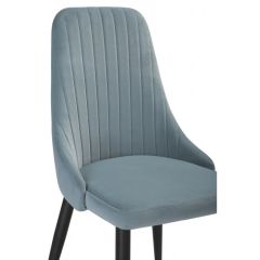 Стул на металлокаркасе Kora light blue / black в Ялуторовске - yalutorovsk.mebel24.online | фото 5