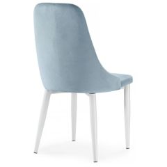 Стул на металлокаркасе Kora light blue / white в Ялуторовске - yalutorovsk.mebel24.online | фото 4