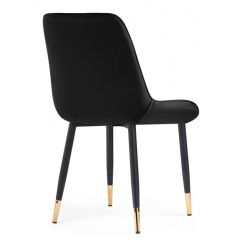 Стул на металлокаркасе Seda-1 black / gold / black в Ялуторовске - yalutorovsk.mebel24.online | фото 5