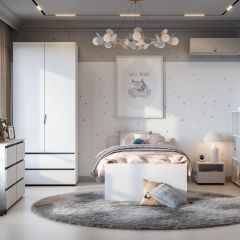 Токио Шкаф двухстворчатый с двумя ящиками в Ялуторовске - yalutorovsk.mebel24.online | фото 3