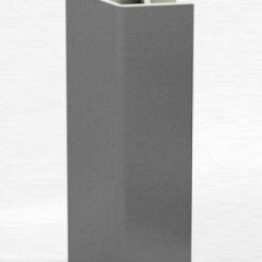 Угловое соединение для цоколя 135 гр. h150 мм (Алюминий, Белый, Черный, Сономаый) в Ялуторовске - yalutorovsk.mebel24.online | фото