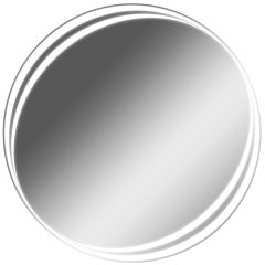 Зеркало Берг 700х700 с подсветкой Домино (GL7055Z) в Ялуторовске - yalutorovsk.mebel24.online | фото