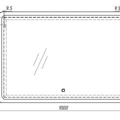 Зеркало Dream 100 alum с подсветкой Sansa (SD1024Z) в Ялуторовске - yalutorovsk.mebel24.online | фото 7