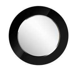 Зеркало круглое черный (РМ/02) в Ялуторовске - yalutorovsk.mebel24.online | фото