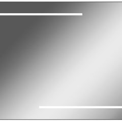 Зеркало Ray 90 black с подсветкой Sansa (SR1036Z) в Ялуторовске - yalutorovsk.mebel24.online | фото