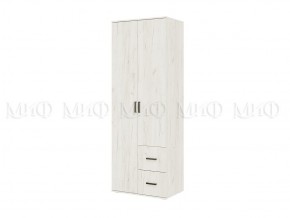 АЛТЕЯ Шкаф 2-х ств (Дуб крафт белый) в Ялуторовске - yalutorovsk.mebel24.online | фото 1