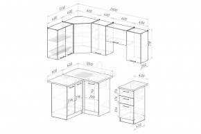 АСАЯ Кухонный гарнитур Оптима 5 (1200*2000 мм) в Ялуторовске - yalutorovsk.mebel24.online | фото 2