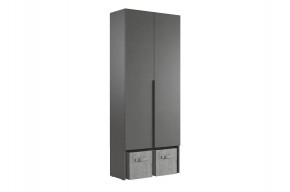 БАСКО Прихожая К11 (графит) в Ялуторовске - yalutorovsk.mebel24.online | фото 4