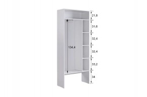 БАСКО Прихожая К11 (графит) в Ялуторовске - yalutorovsk.mebel24.online | фото 6