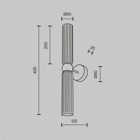 Бра Maytoni Antic MOD302WL-02GR1 в Ялуторовске - yalutorovsk.mebel24.online | фото 4
