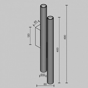 Бра Maytoni Calipso C082WL-24W2.7K-B в Ялуторовске - yalutorovsk.mebel24.online | фото 5