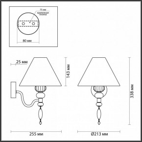 Бра Odeon Light Sochi 4896/1W в Ялуторовске - yalutorovsk.mebel24.online | фото 4