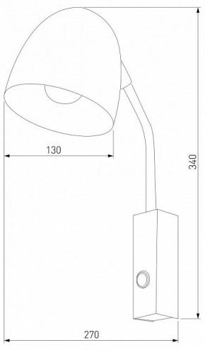 Бра TK Lighting Soho 4167 Soho Black в Ялуторовске - yalutorovsk.mebel24.online | фото 2
