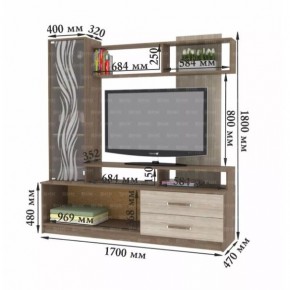 ДАРЬЯ Гостиная (Крафт серый/Крафт белый) в Ялуторовске - yalutorovsk.mebel24.online | фото 8