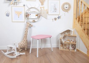 Детский стол Rolti Baby «Облачко»  (розовый/белый, массив березы/мдф) в Ялуторовске - yalutorovsk.mebel24.online | фото