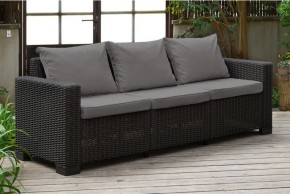 Диван Калифорния 3-х местный (California 3 Sofa), графит в Ялуторовске - yalutorovsk.mebel24.online | фото 1