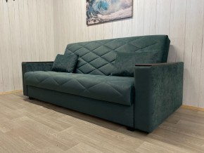 Диван Престиж-15 (НПБ+МДФ) велюр Sensey bottle green в Ялуторовске - yalutorovsk.mebel24.online | фото