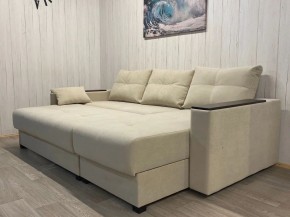 Диван угловой Комфорт-3 (НПБ+МДФ) велюр Luma 01 в Ялуторовске - yalutorovsk.mebel24.online | фото 4