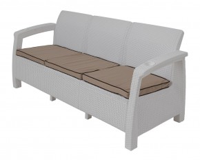 Диван Yalta Premium Sofa 3 Set (Ялта) белый (+подушки под спину) в Ялуторовске - yalutorovsk.mebel24.online | фото