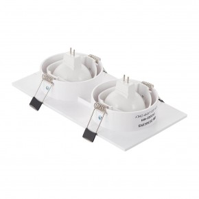 DK3022-WH Встраиваемый светильник, IP 20, 10 Вт, GU5.3, LED, белый, пластик в Ялуторовске - yalutorovsk.mebel24.online | фото 3
