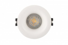 DK3024-WH Встраиваемый светильник, IP 20, 10 Вт, GU5.3, LED, белый, пластик в Ялуторовске - yalutorovsk.mebel24.online | фото 1