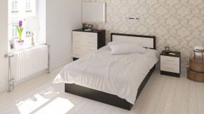 Фиеста Кровать 1200, цвет венге/дуб лоредо, ШхГхВ 123,5х203,5х80 см., сп.м. 1200х2000 мм., без матраса, основание есть в Ялуторовске - yalutorovsk.mebel24.online | фото 5