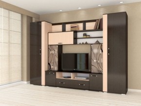 Гостиная Оскар-18-2 венге-дуб молочный в Ялуторовске - yalutorovsk.mebel24.online | фото