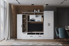 Гостиная Оскар-5 Белый в Ялуторовске - yalutorovsk.mebel24.online | фото