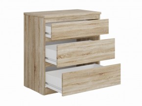 Комод КАСТОР с тремя ящиками, цвет Дуб Сонома в Ялуторовске - yalutorovsk.mebel24.online | фото 2