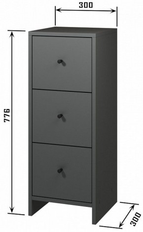 Комод Квадро в Ялуторовске - yalutorovsk.mebel24.online | фото 4