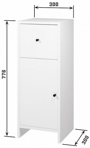 Комод Квадро в Ялуторовске - yalutorovsk.mebel24.online | фото 3