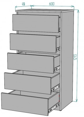 Комод Мальта K132 в Ялуторовске - yalutorovsk.mebel24.online | фото 2