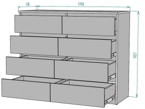 Комод Мальта K133 в Ялуторовске - yalutorovsk.mebel24.online | фото 2