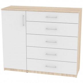 Комод "Калисто (K40)" ручка рейлинг (ДСС-Белый) в Ялуторовске - yalutorovsk.mebel24.online | фото