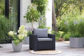 Комплект кресел Калифорния (California chair) графит в Ялуторовске - yalutorovsk.mebel24.online | фото 1
