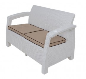 Комплект уличной мебели Yalta Premium Terrace Set (Ялта) белый (+подушки под спину) в Ялуторовске - yalutorovsk.mebel24.online | фото 2