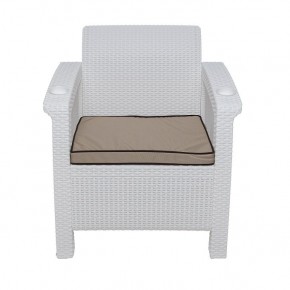 Комплект уличной мебели Yalta Premium Terrace Set (Ялта) белый (+подушки под спину) в Ялуторовске - yalutorovsk.mebel24.online | фото 6