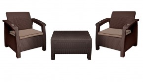 Комплект уличной мебели Yalta Premium Terrace Triple Set (Ялта) шоколадный (+подушки под спину) в Ялуторовске - yalutorovsk.mebel24.online | фото 7
