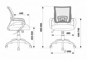 Кресло компьютерное CH-695N/BL/TW-11 в Ялуторовске - yalutorovsk.mebel24.online | фото 6