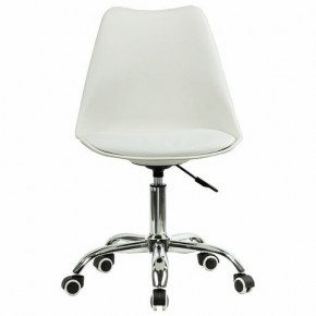 Кресло стул BRABIX "Eames MG-310 CH", хром, пластик белый, экокожа белая, 532923 в Ялуторовске - yalutorovsk.mebel24.online | фото 1