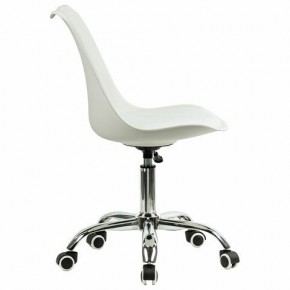 Кресло стул BRABIX "Eames MG-310 CH", хром, пластик белый, экокожа белая, 532923 в Ялуторовске - yalutorovsk.mebel24.online | фото 3